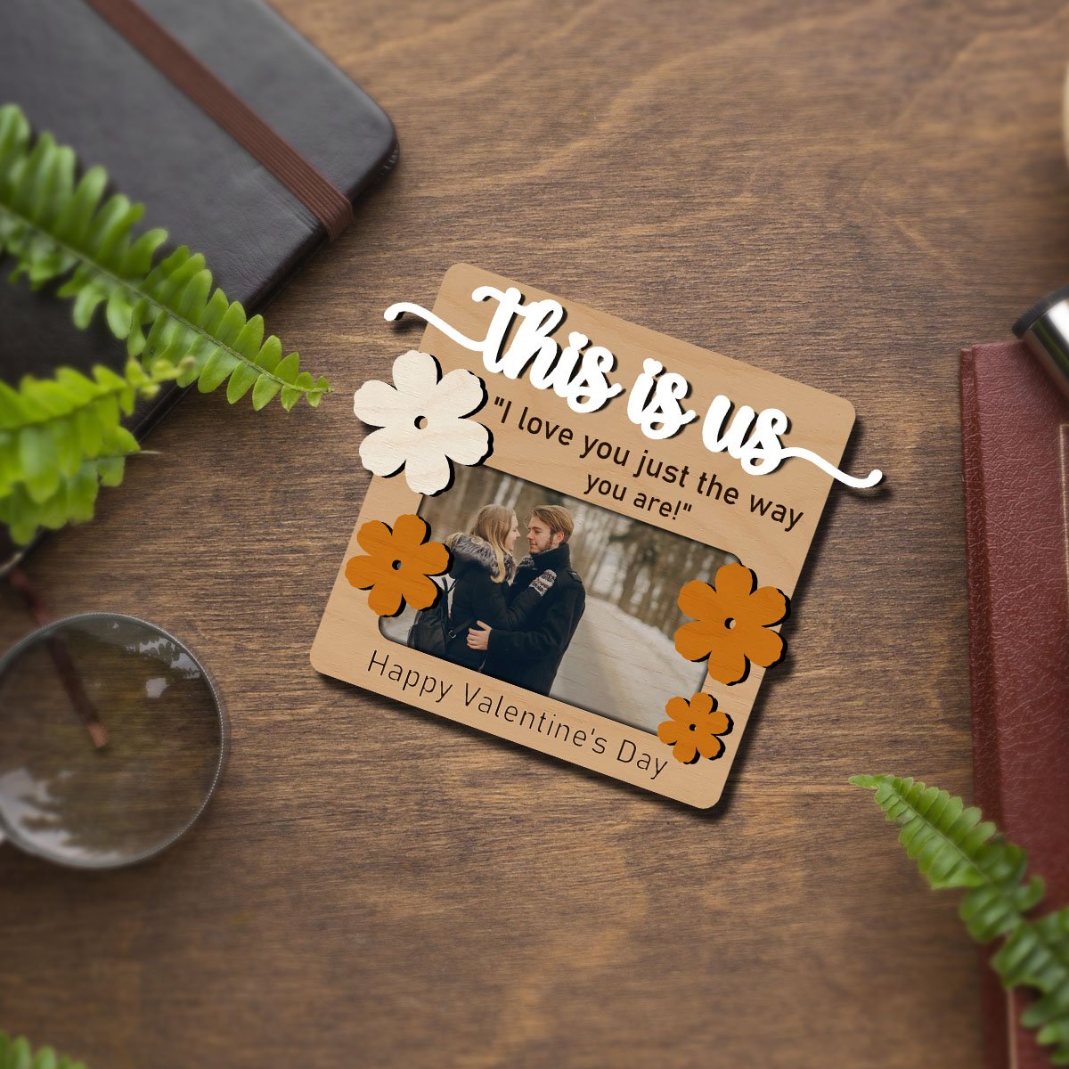 Flower Cutout Couple Magnet – This Is Us Photo Wood - Sblossom