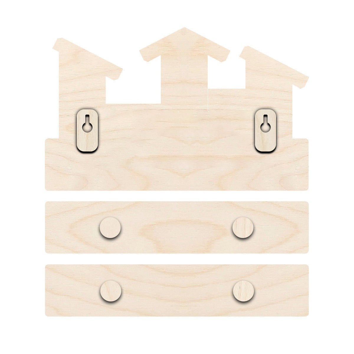 House Shape Couple Name Plate – Hanging Houses Panel - Sblossom