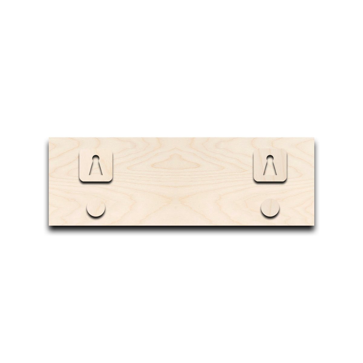 Mandala Corner Wooden Name Plate for Home - Sblossom