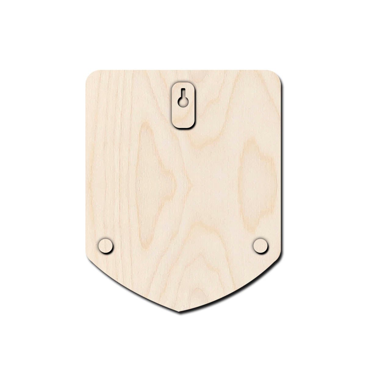 Shield-Shape Plate Flat Owners Name Board for Door - Sblossom