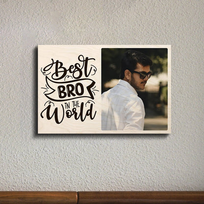 Brother Photo Wood Print Wall Art – Personalized Pictures