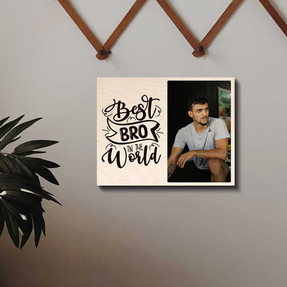 Brother Photo Wood Print Wall Art – Personalized Pictures