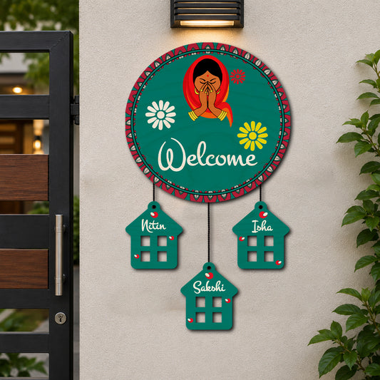 Welcome Name Plate | Personalized