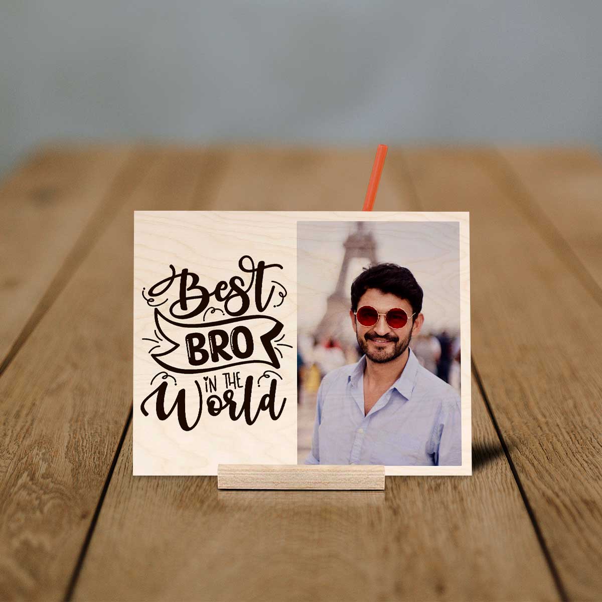 Brother Photo Wood Print Wall Art – Personalized Pictures