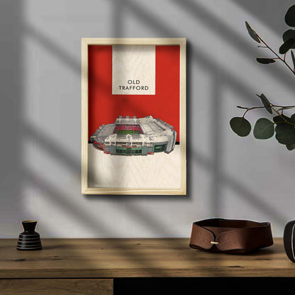 Old Trafford Wall Art in Wood for Manchester United Fans