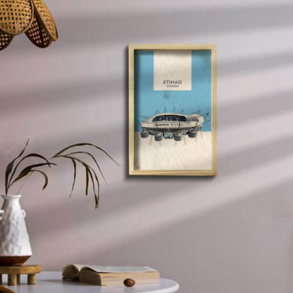 Etihad Stadium Wall Art – 3D Wooden Man City Tribute