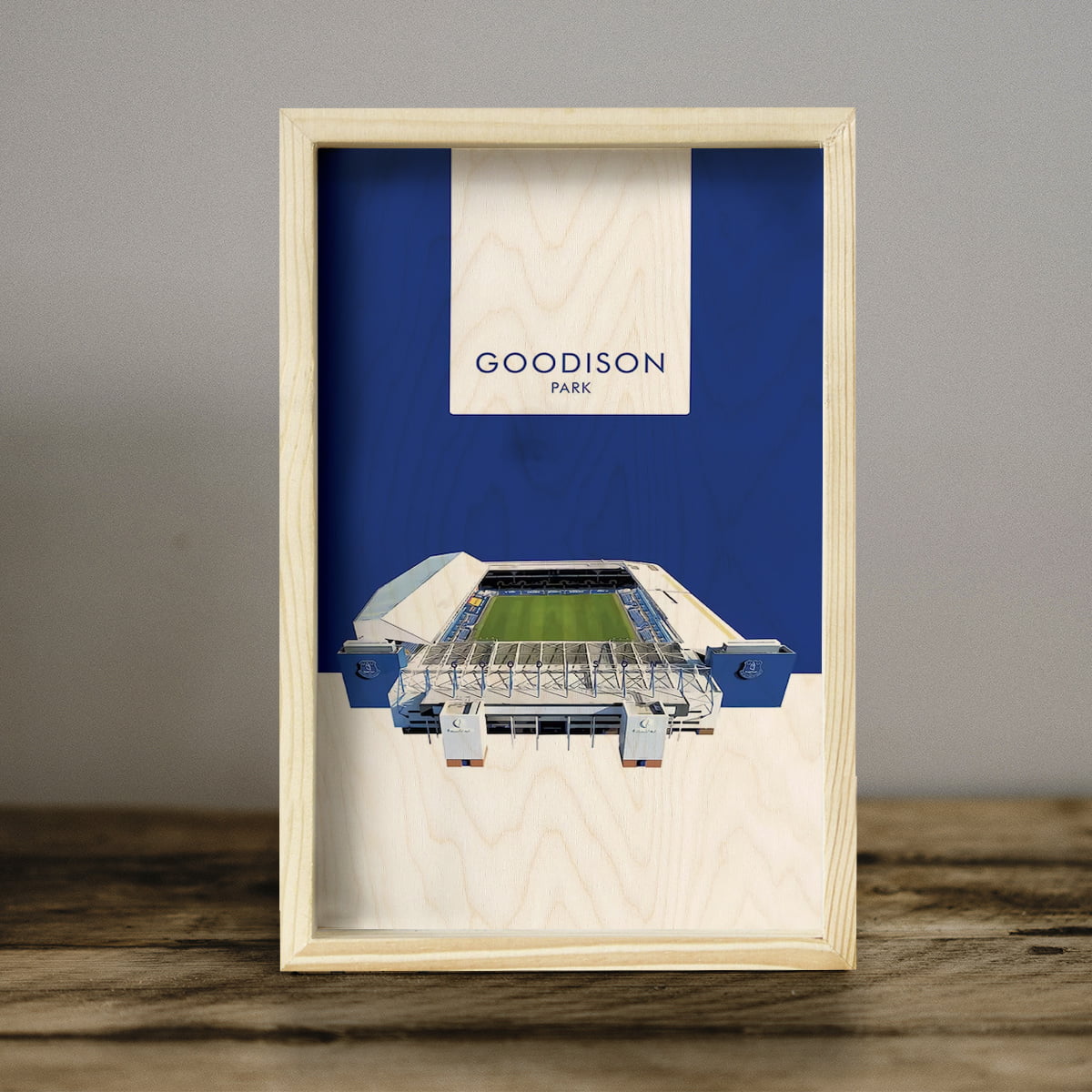 Goodison Park Wall Art – 3D Wooden Everton Tribute