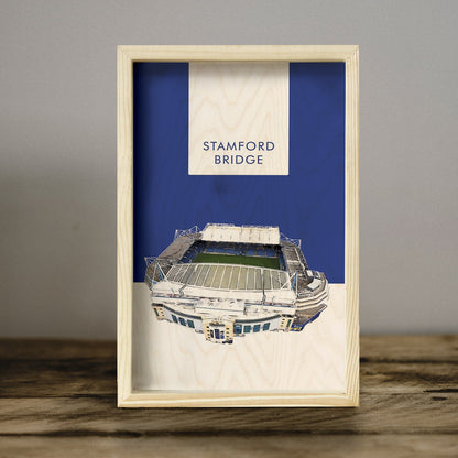 Goodison Park Wall Art in Wood for Everton Football Fans