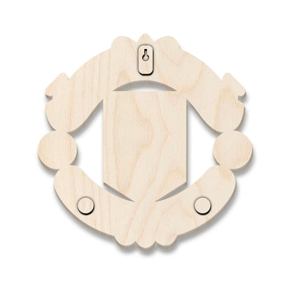Manchester United Wall Crest in Wood with 3D Red Devils Design