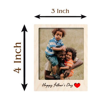 Happy Father's Day Photo Magnet – Personalized Print