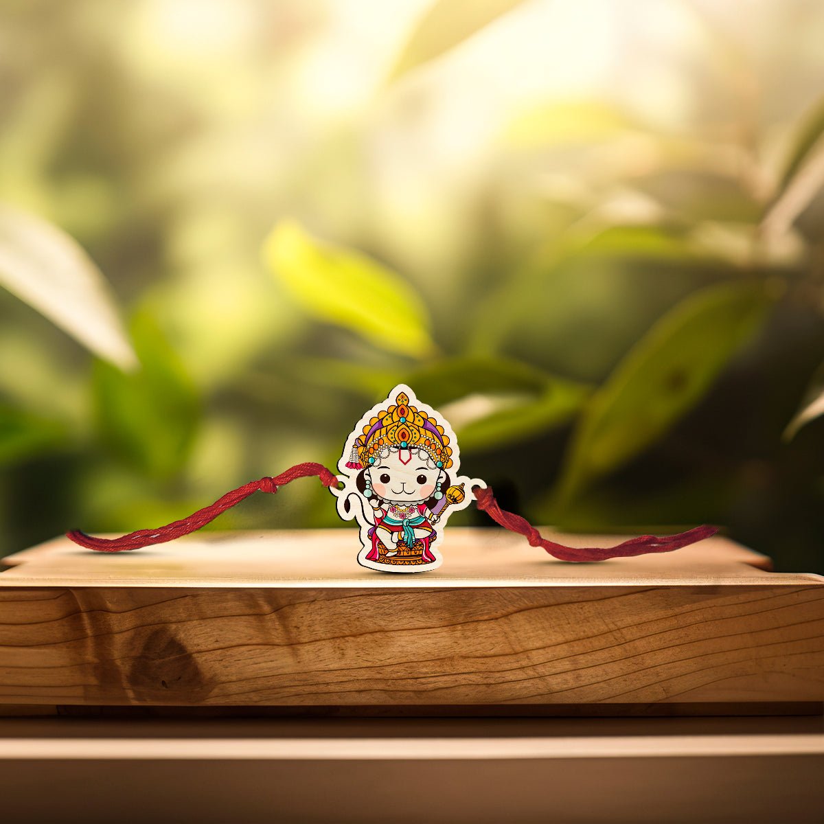 Bal Hanuman Kids Rakhi – Wooden Cartoon for Brother - Sblossom