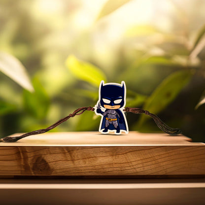 Batman Kids Rakhi in Wood with Superhero Design for Brother - Sblossom