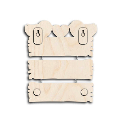 Bird Name Plate for Entrance Door – Love-Family Couple Board - Sblossom