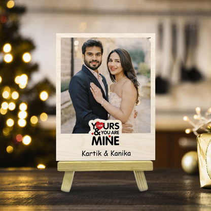 Canvas Photo Print on Wood with Personalized Stand Display - Sblossom