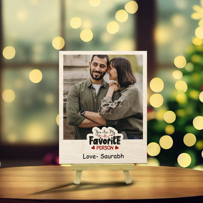 Canvas Style Wood Photo Print with Personalized Stand Decor - Sblossom