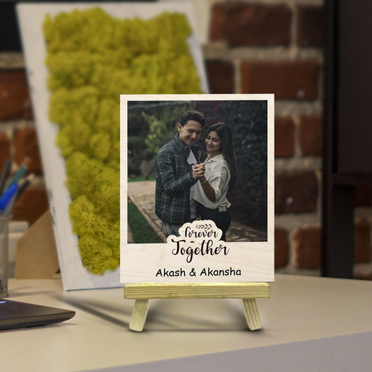 Canvas Wood Print Miniature – Personalized Photo & Stand - Sblossom
