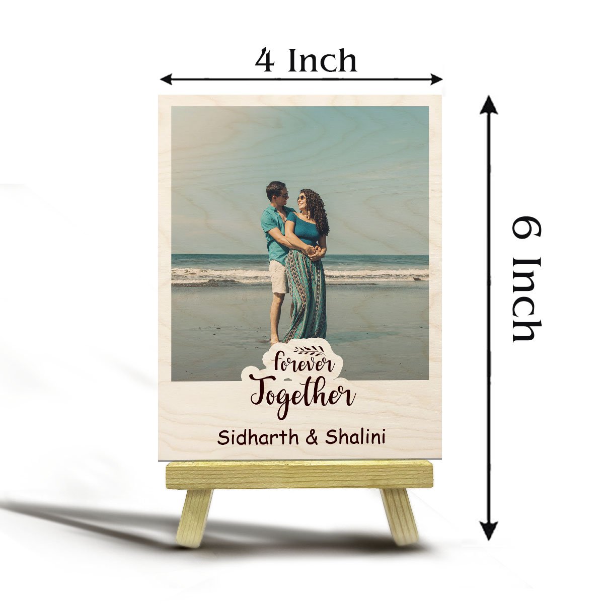Canvas Wood Print Miniature – Personalized Photo & Stand - Sblossom