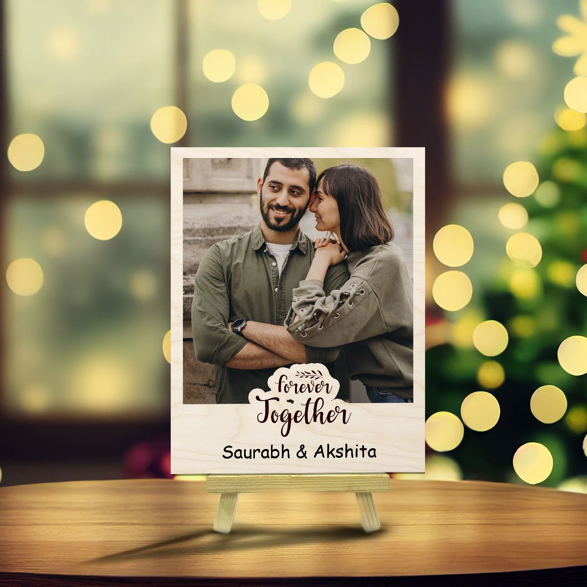 Canvas Wood Print Miniature – Personalized Photo & Stand - Sblossom
