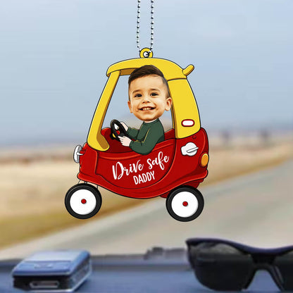 Car Hanging Photo for Dad – Personalized Wood Picture - Sblossom