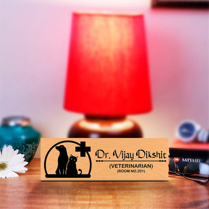 Clinic Name Board Design – Veterinary with Pet Icons - Sblossom