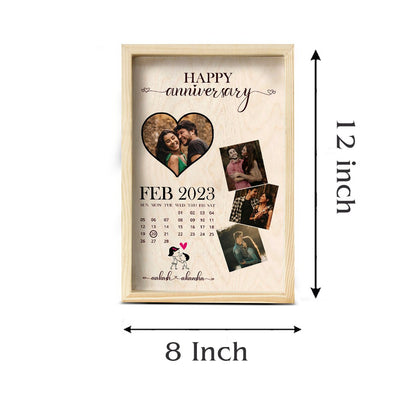 Collage Picture Frame in Wood – Personalized Photo Layout - Sblossom