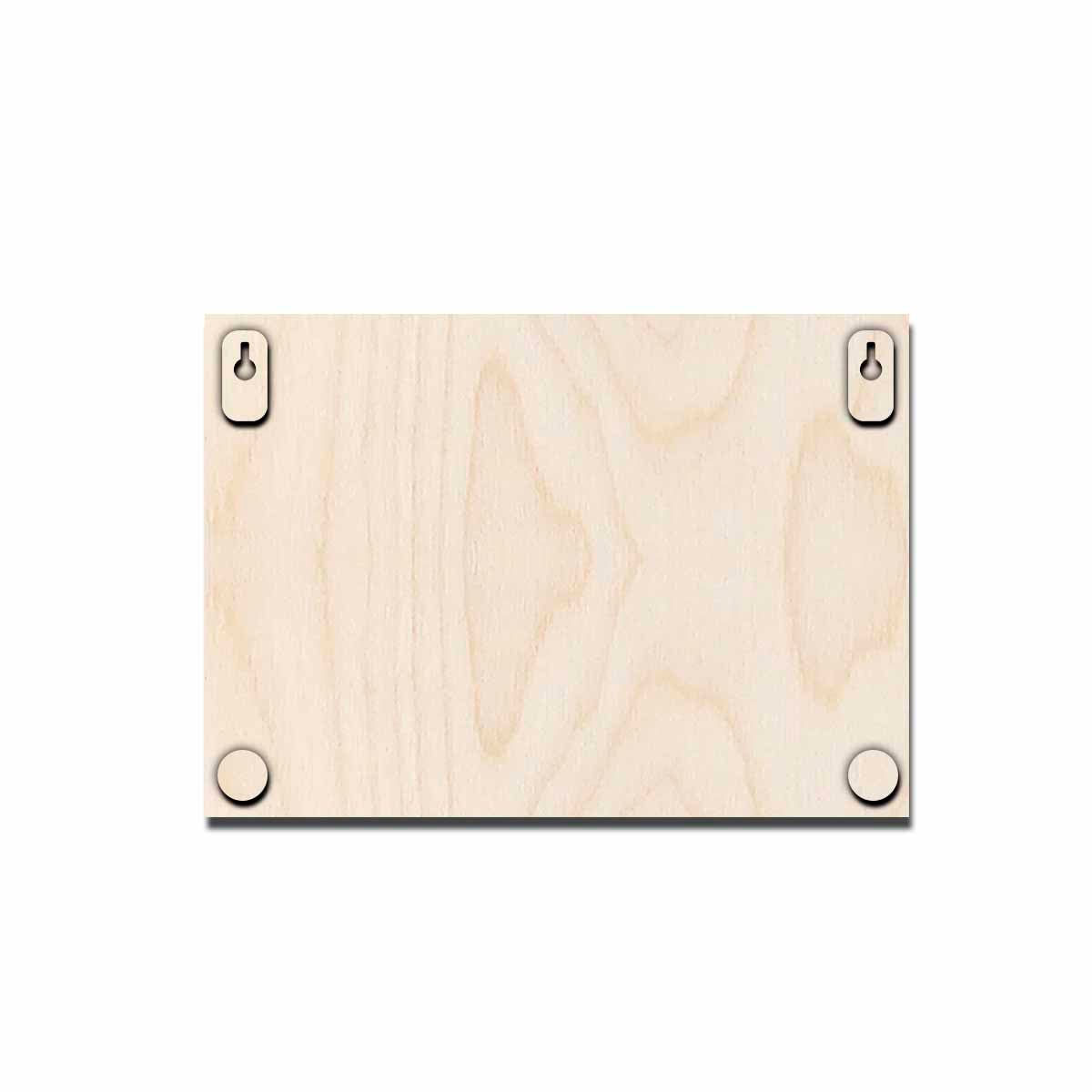 Custom Photo Wood Print – Personalized Picture with Hearts - Sblossom