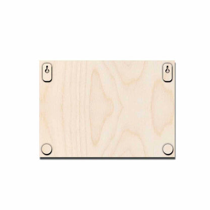 Custom Photo Wood Print – Personalized Picture with Hearts - Sblossom
