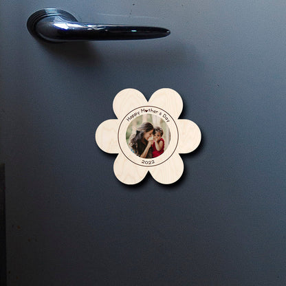 Daisy Mother's Day Fridge Magnet – Flower Photo Shape - Sblossom