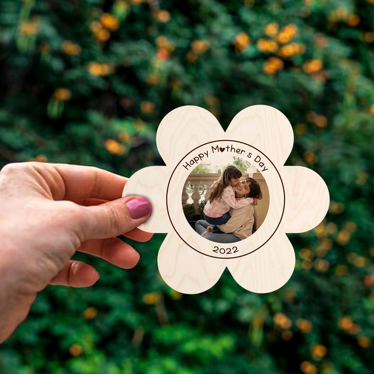Daisy Mother's Day Fridge Magnet – Flower Photo Shape - Sblossom