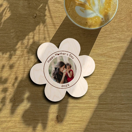 Daisy Mother's Day Fridge Magnet – Flower Photo Shape - Sblossom