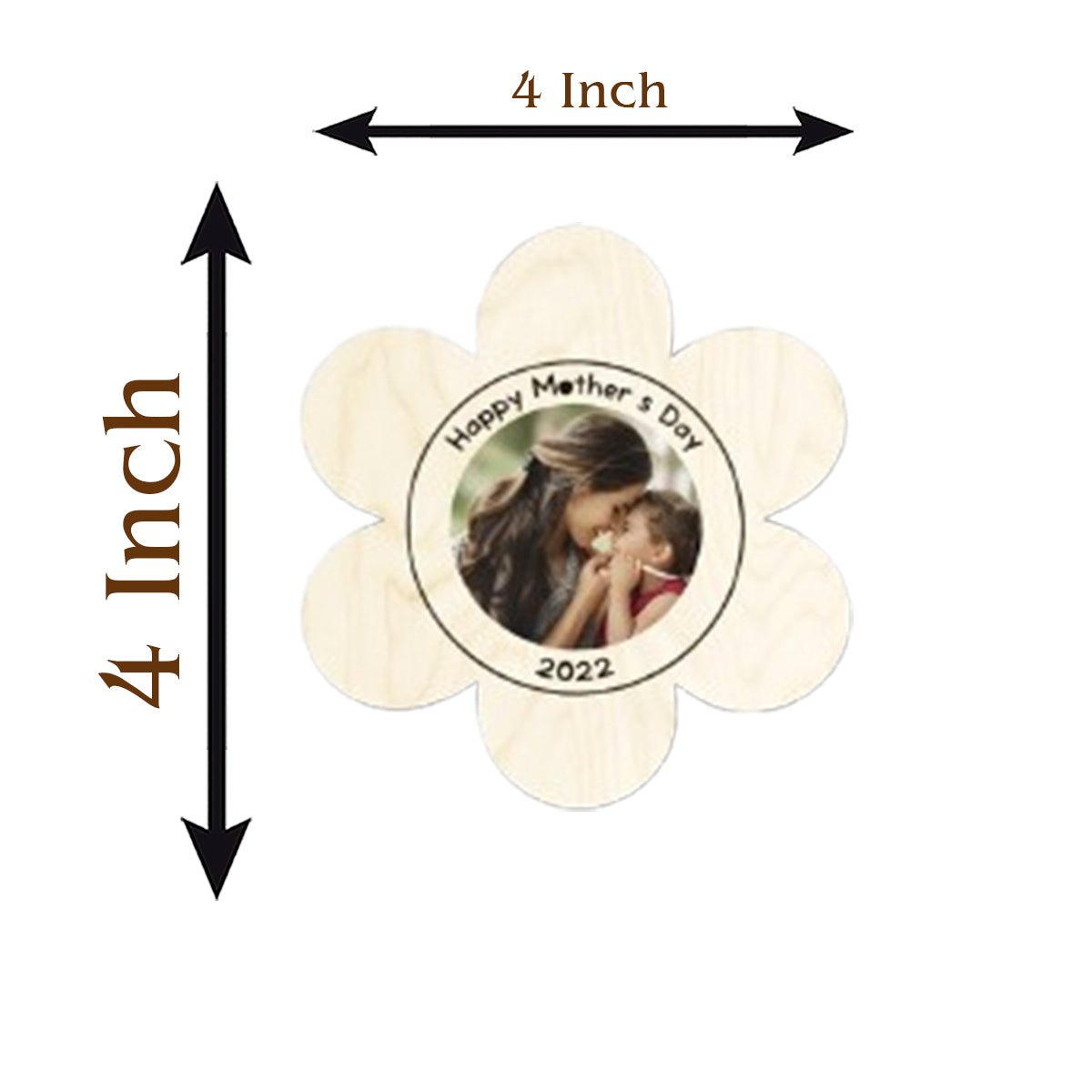 Daisy Mother's Day Fridge Magnet – Flower Photo Shape - Sblossom
