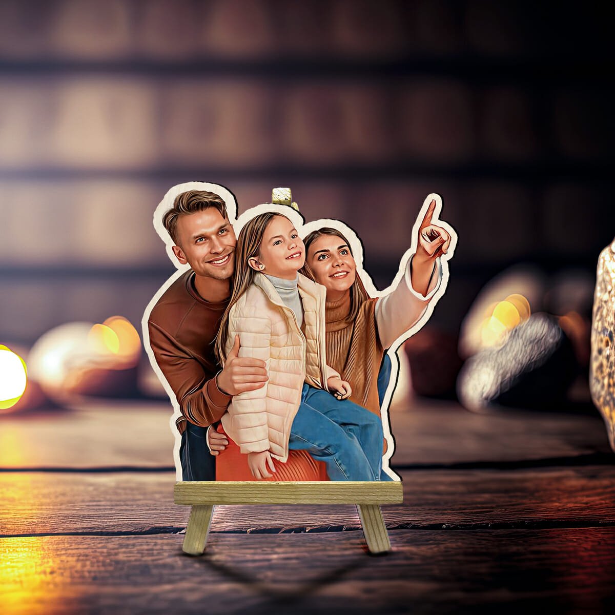 Decorative Wood Cutout Photo – Personalized Shaped Design - Sblossom