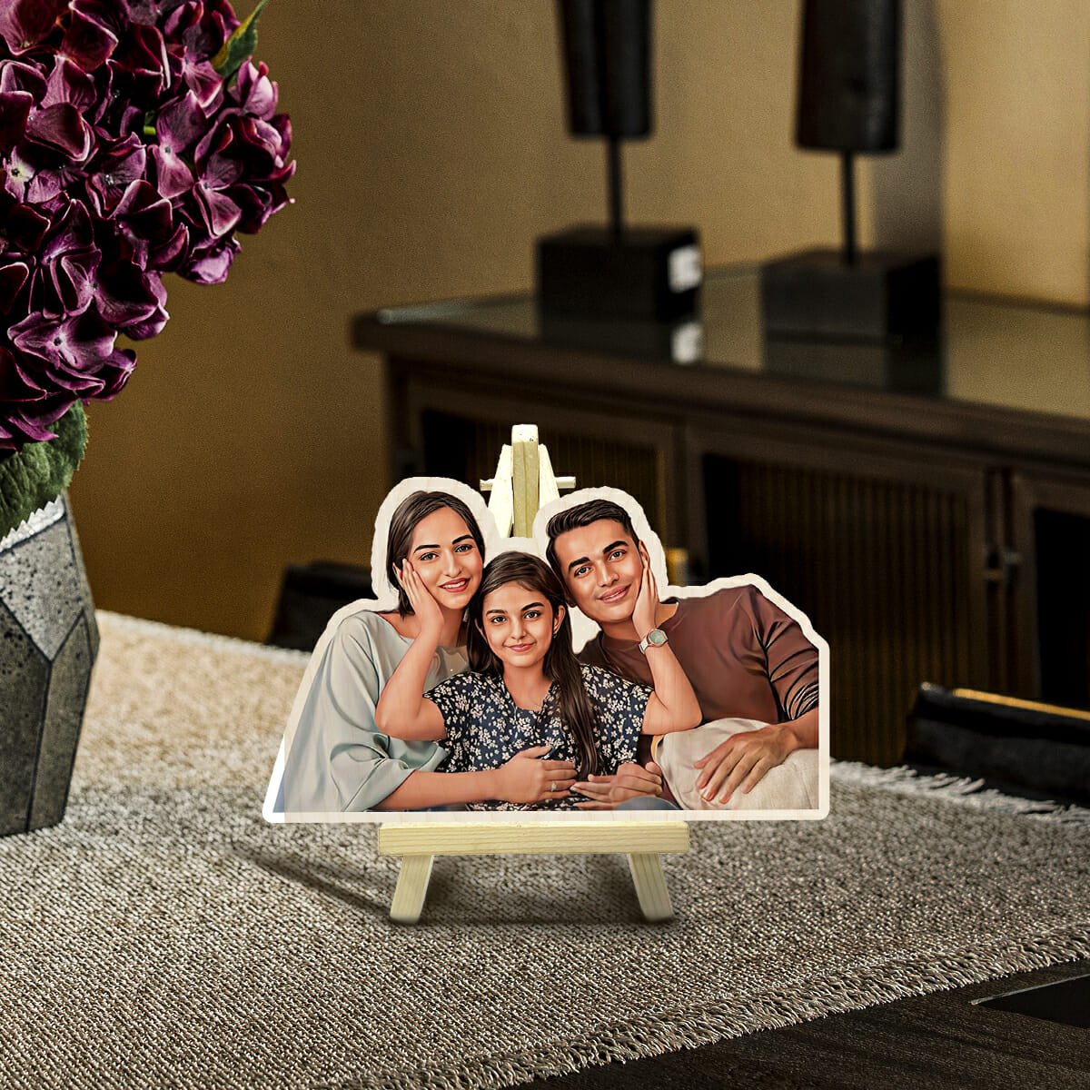 Decorative Wood Cutout Photo – Personalized Shaped Design - Sblossom