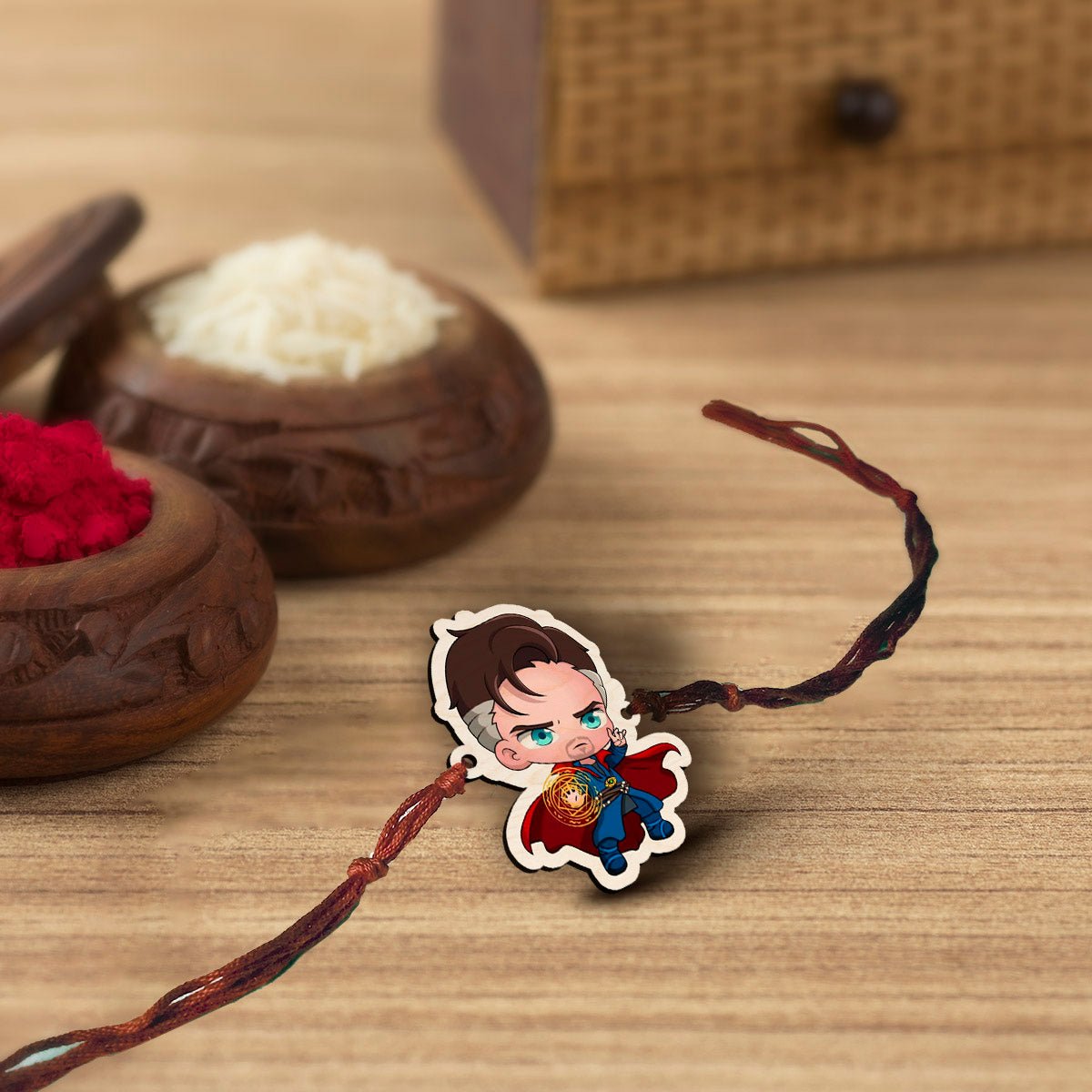 Doctor Strange Kids Rakhi – Wooden Marvel Superhero - Sblossom