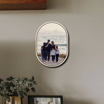 Double Arch Wood Print – Personalized Family Photo - Sblossom