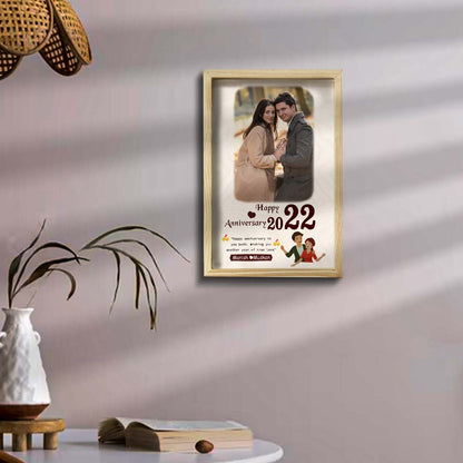 Eternal Love Story Frame – Date Photo in 3D Wood - Sblossom
