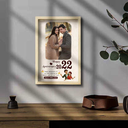 Eternal Love Story Frame – Date Photo in 3D Wood - Sblossom