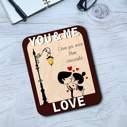 First Date Couple Fridge Magnet – Streetlamp Cartoon Wood - Sblossom