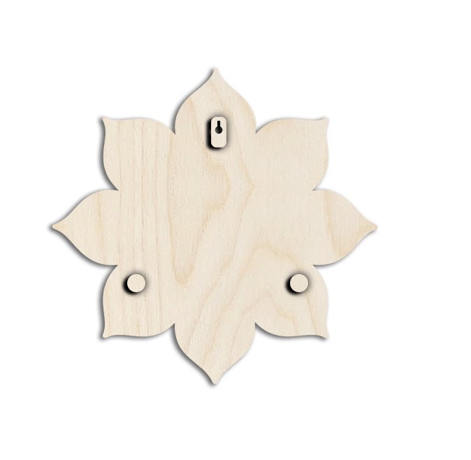 Floral Crest Name Plate – Petal Shape with Ganesha 3D - Sblossom