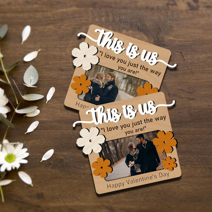 Flower Cutout Couple Magnet – This Is Us Photo Wood - Sblossom