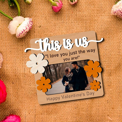 Flower Cutout Couple Magnet – This Is Us Photo Wood - Sblossom