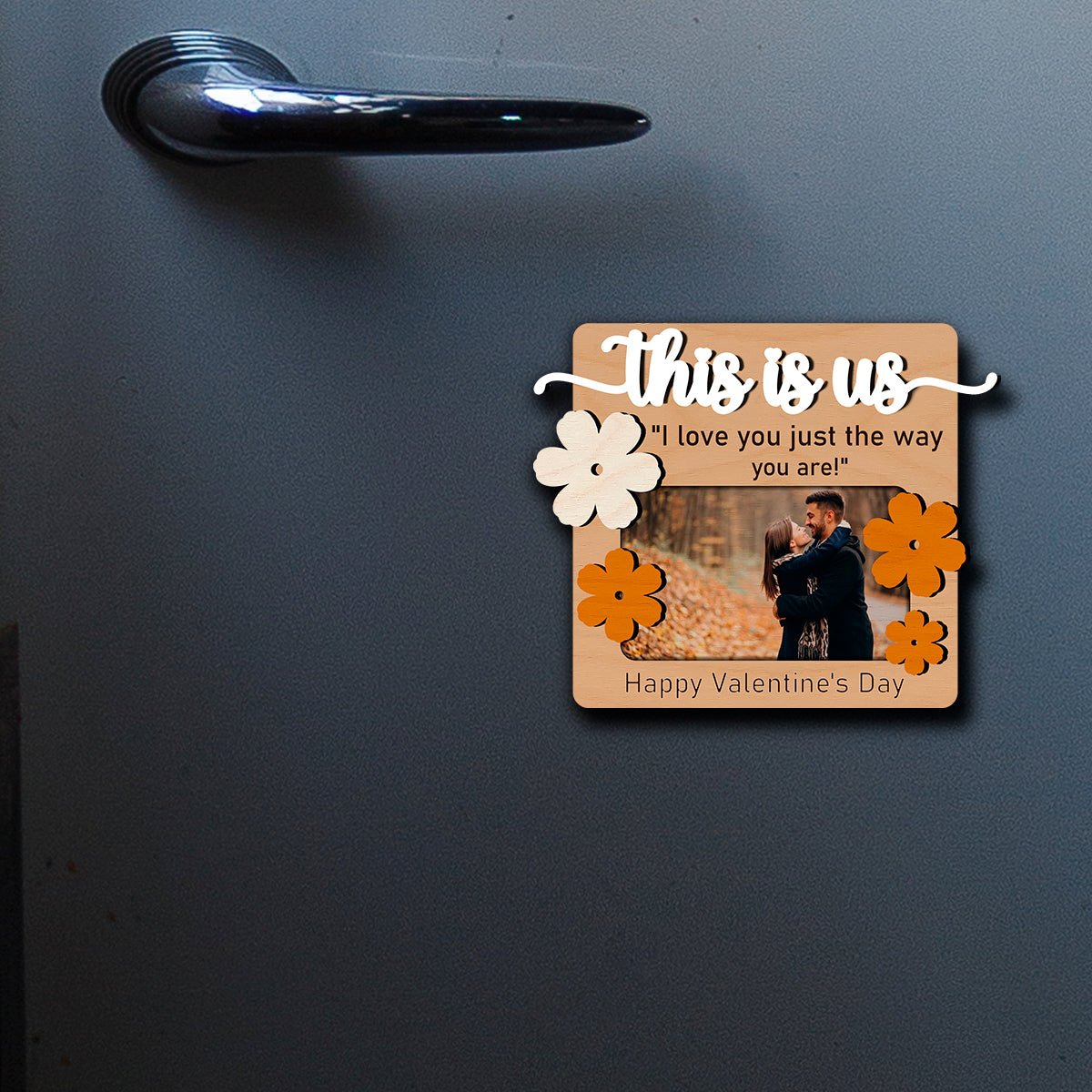 Flower Cutout Couple Magnet – This Is Us Photo Wood - Sblossom