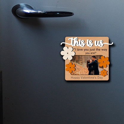 Flower Cutout Couple Magnet – This Is Us Photo Wood - Sblossom