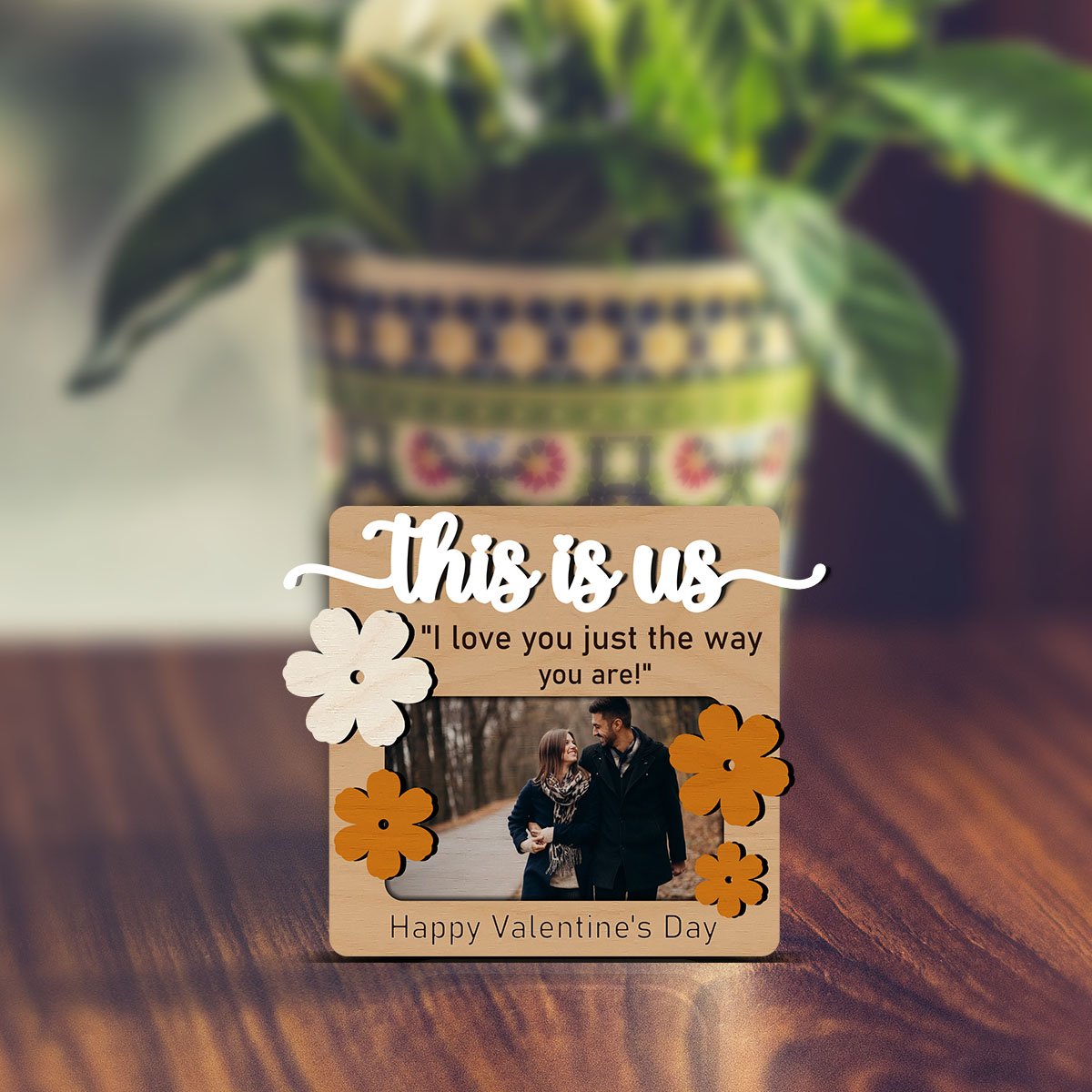Flower Cutout Couple Magnet – This Is Us Photo Wood - Sblossom