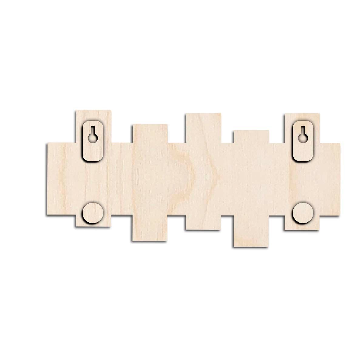 Gate Name Plate – Krishna Flute Walnut Plank in 3D - Sblossom