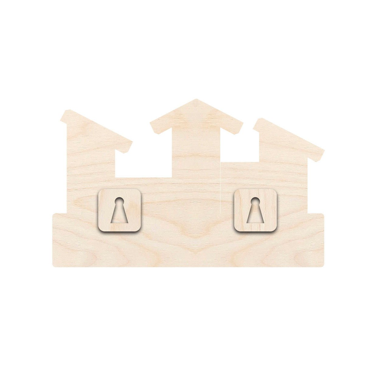 Golden Name Plate – Mini Houses Family Street Design - Sblossom
