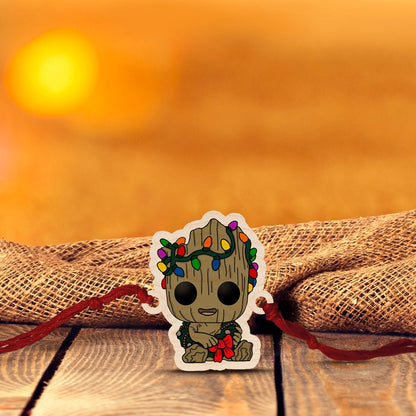Groot Kids Rakhi – Wooden Marvel Cartoon for Brother - Sblossom