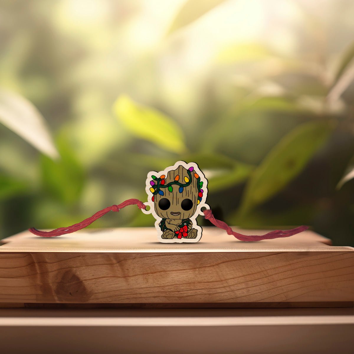 Groot Kids Rakhi – Wooden Marvel Cartoon for Brother - Sblossom