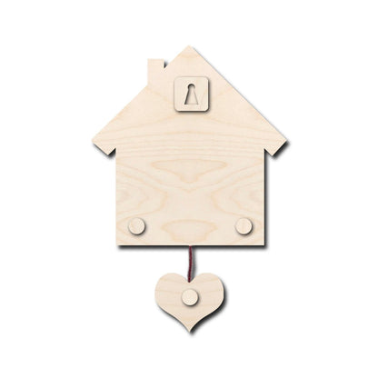 Hanging Name Board – Heart Shape for Home Door - Sblossom