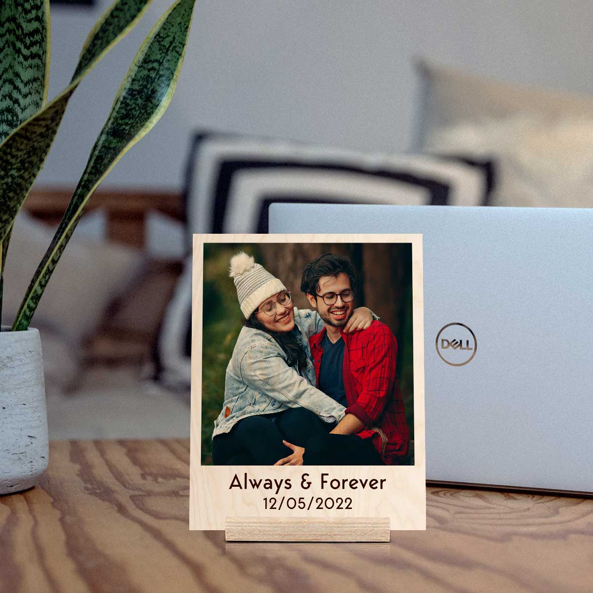 Happy Anniversary Frame – Always & Forever Photo Wood - Sblossom